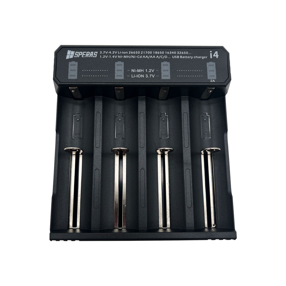 SPERAS i4 Charger 4 slot Charger 21700 Charger