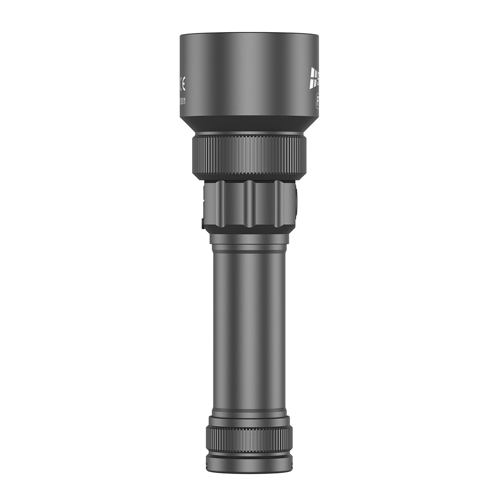 SPERAS PZ21 professional tactical zoom flashlight side profile