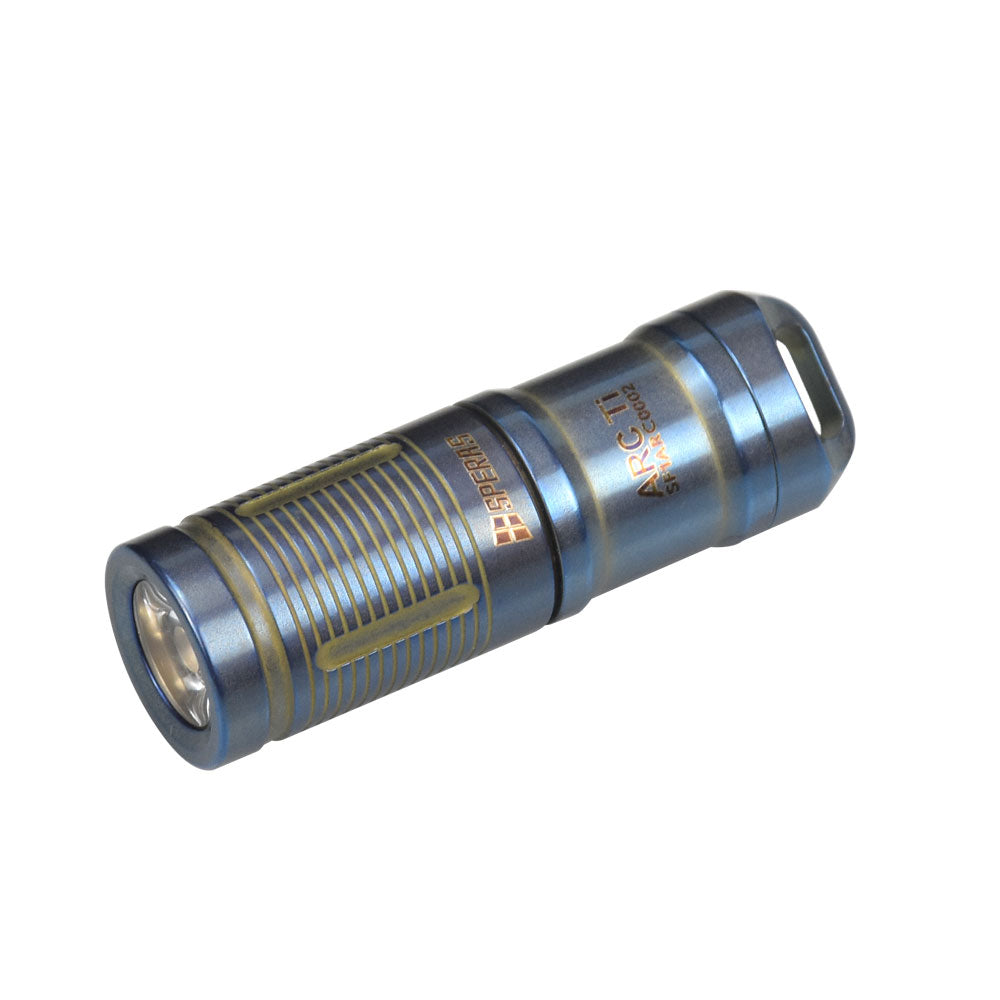 SPERAS ARC Ti Titanium USB-C Key Flashlight