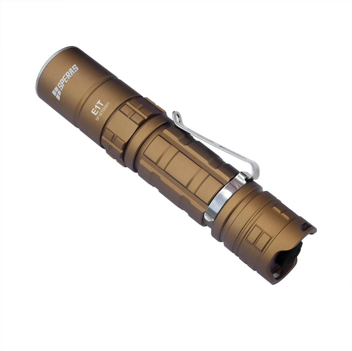 SPERAS E1T Sand 1700LM Tactical Flashlight