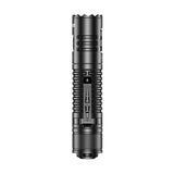 Front view of SPERAS EST law enforcement torch light displaying LED power indicator switch
