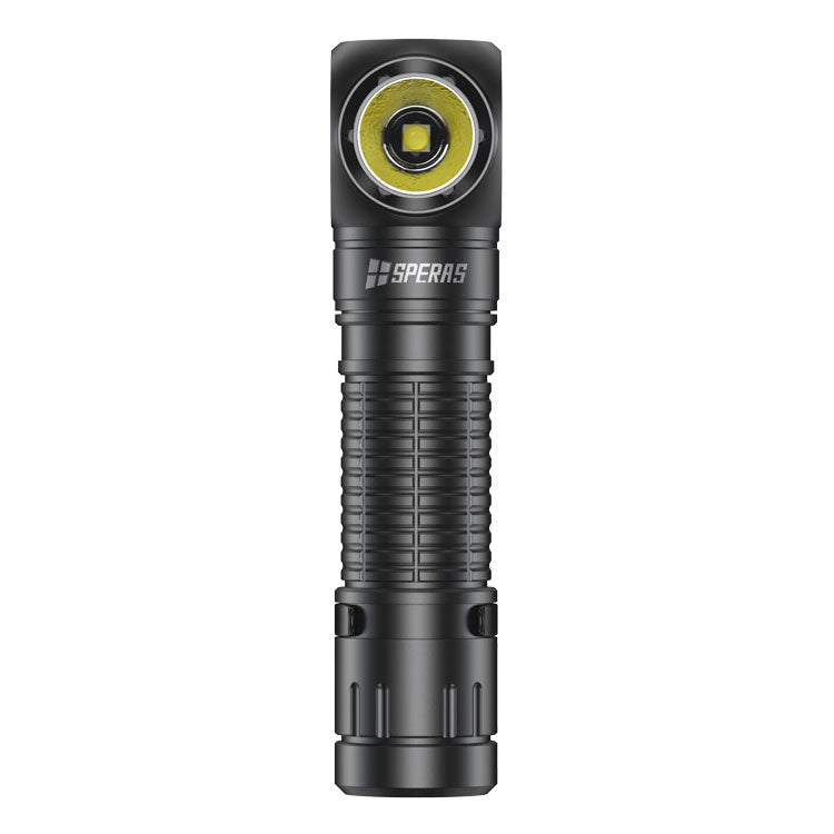 SPERAS M2R Right-angle Flashlight 1200lm Type C Charging Magnet Tail Headlamp
