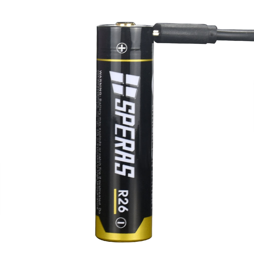 SPERAS R26 18650 2600mAh Rechargeable Battery