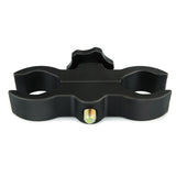 SPERAS SM1 rapid attachment flashlight holder with ergonomic hand-tightening knobs